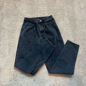 SHEIN xs black straight leg jeans